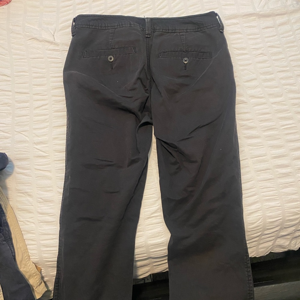 SELLING 2 PAIRS of slacks 27/28 NAVY PAIR and BLACK PAIR